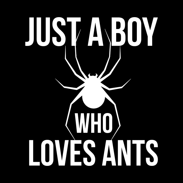 Just a boy who loves ants by cypryanus