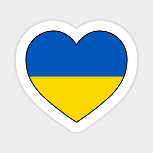 Heart - Ukraine Magnet