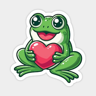 Frog with Love Magnet