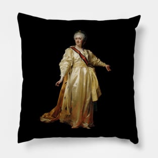 Portrait of Catherine II - Dmitry Levitsky Pillow