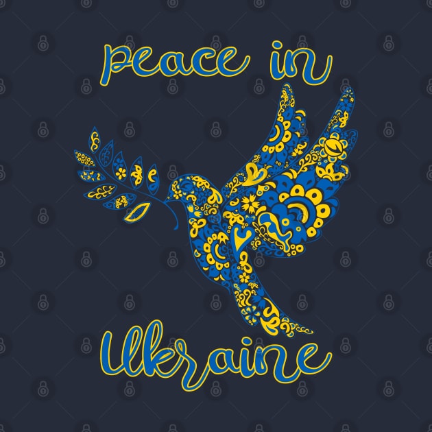 Dove of peace in Ukraine by Cute-Design