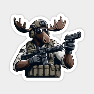 Tactical Moose Magnet