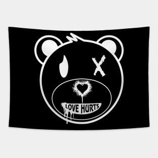 Love Hurts - Bear Tapestry