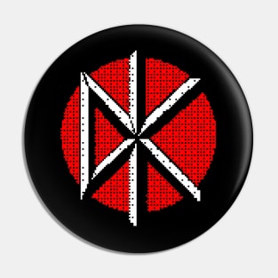 Dead pixel retro kennedys Pin