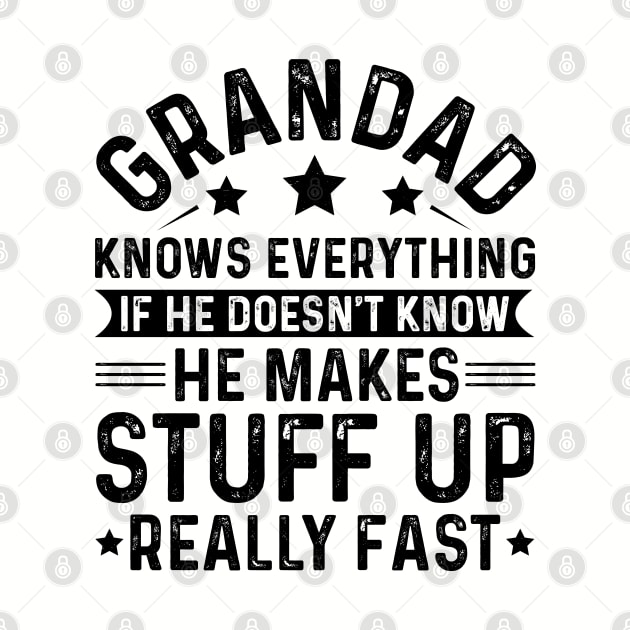 Grandad Knows Everything by KayBee Gift Shop