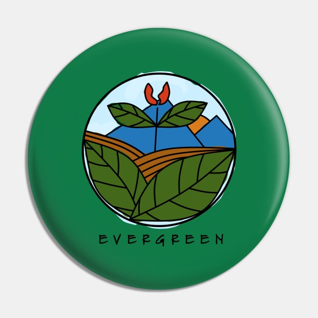 Evergreen Pin by Sefiyan