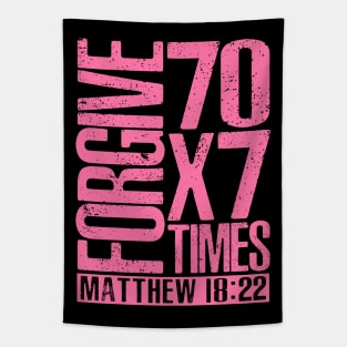 Forgive 70 x 7 Times - Matthew 18:22 Tapestry