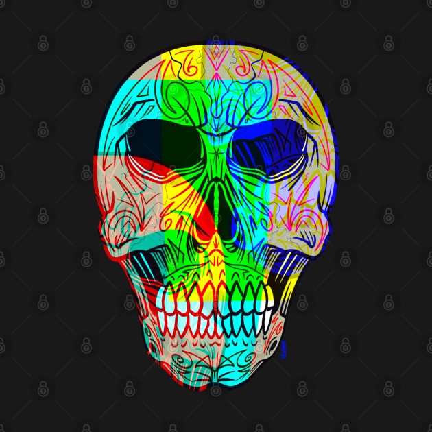 Chromatic skull by Chillateez 