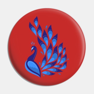 Peacock Pin