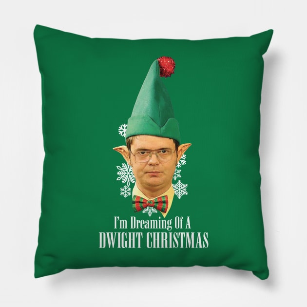 I'm Dreaming of a Dwight Xmas Pillow by Shirt Happens