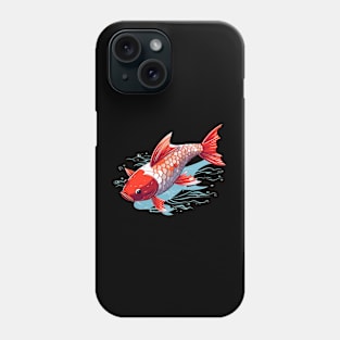 Koi fish illustration Phone Case