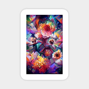 Flower Kaleidoscope Magnet