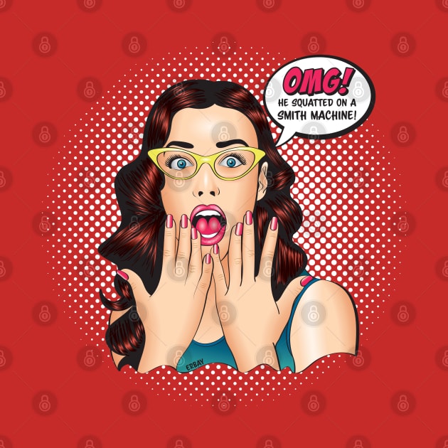 Shocked Pop Art Lady by quotepublic