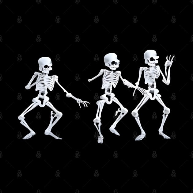 Dancing Skeleton by mdr design