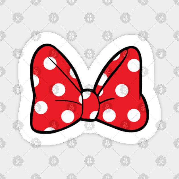 Minnie Mouse Bow Minnie Mouse Bow Magnet Teepublic
