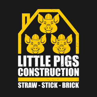 3 Pigs Construction T-Shirt