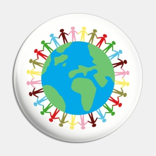 Earth graphic design Pin