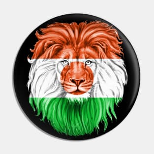 niger flag - lion Flag Of Niger Pin