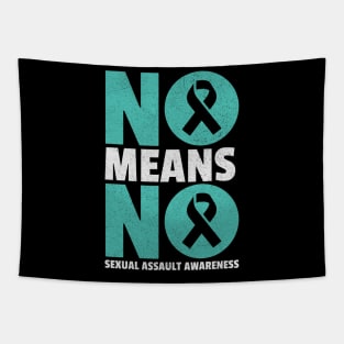 No Means No Sexual Assault Awareness Tapestry