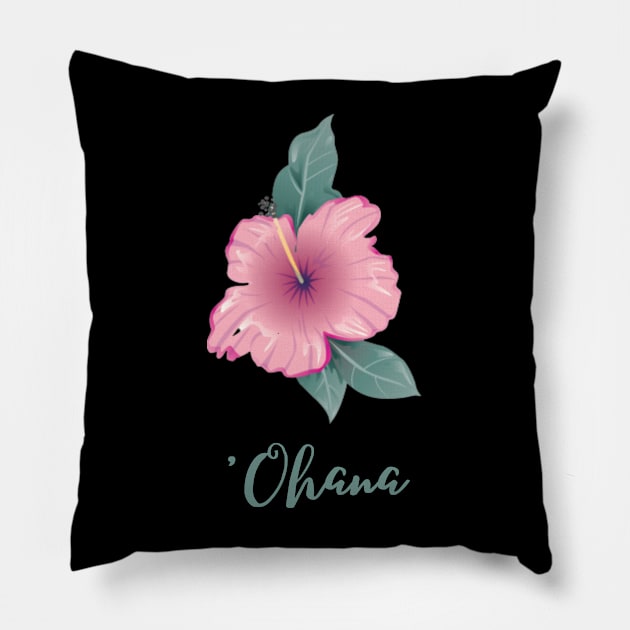 'Ohana Pillow by MultiversiTee