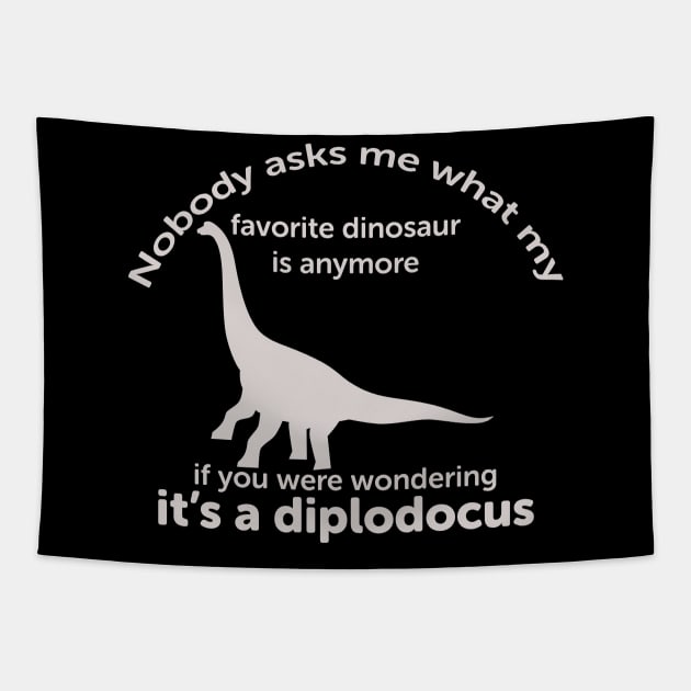 Diplodocus grown up favorite dinosaur Tapestry by LovableDuck