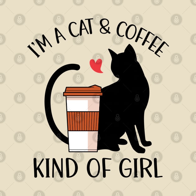 I'm A Cat And Coffee Kind Of Girl by OnepixArt