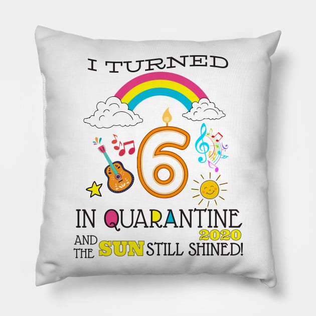 Quarantine 6th Birthday 2020 Pillow by WorkMemes