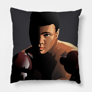 boxing legend muhammad ali Pillow