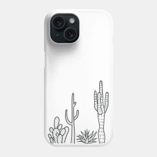 Cactus illustration Phone Case