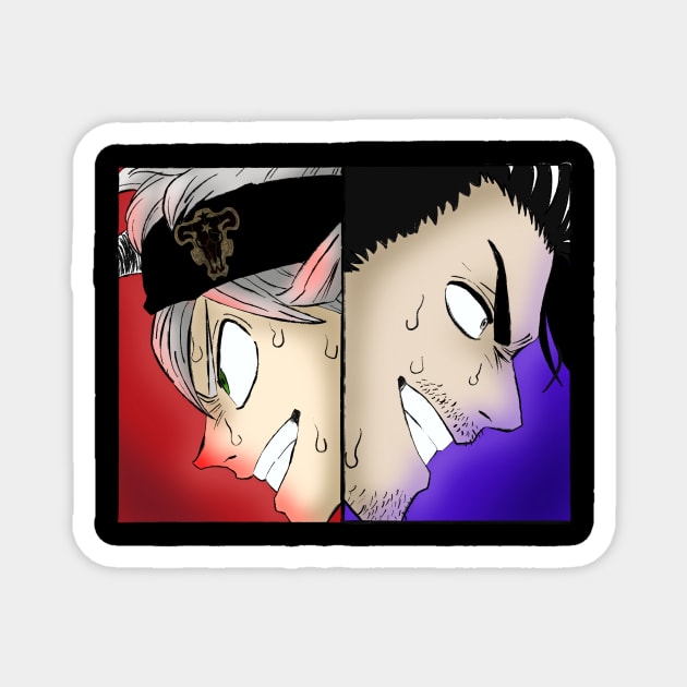 Asta x Yami Magnet by lufiassaiful