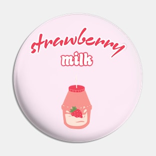 Strawberry Milk Pin