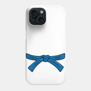 Judo belt blue belt Judo, 2th Kyu Obi, Jiu-Jitsu, Aikido Phone Case