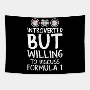 Introverted Racing Fan Tapestry