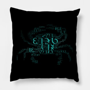 Aeneid Word Cloud (7) Pillow