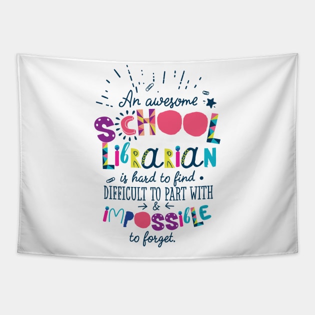 An Awesome School Librarian Gift Idea - Impossible to forget Tapestry by BetterManufaktur