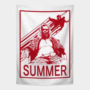 my hero in summer Tapestry