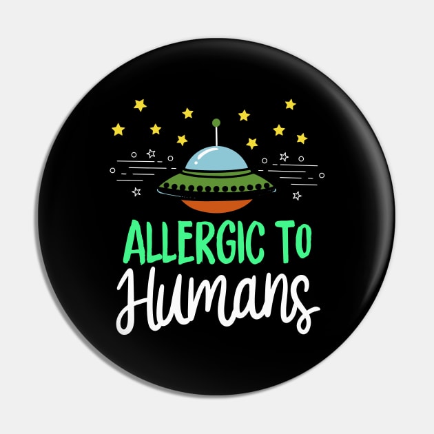 Allergic To Humans Pin by maxdax