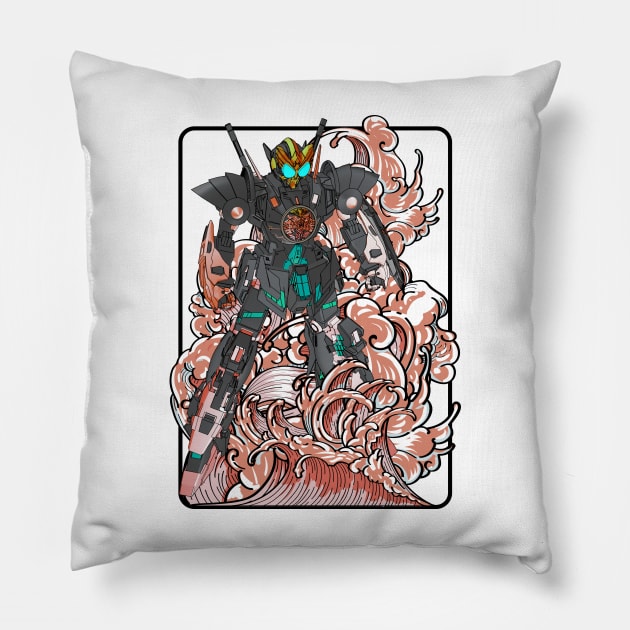 OOO Modified Gundam Pillow by gblackid