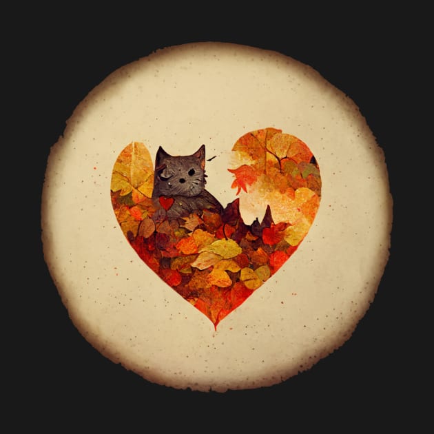 The Most Wonderful Time Of Year Cat In Autumn Gift For CAT LOVERS by FoolDesign
