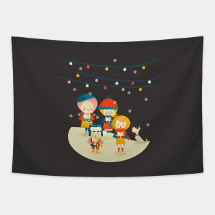 Christmas carol singers Tapestry