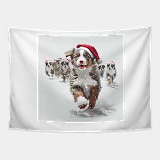 Christmas brings happiness Tapestry