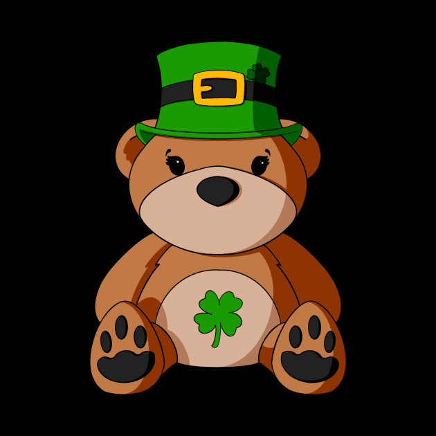 St. Patrick's Day Teddy Bear by Alisha Ober Designs