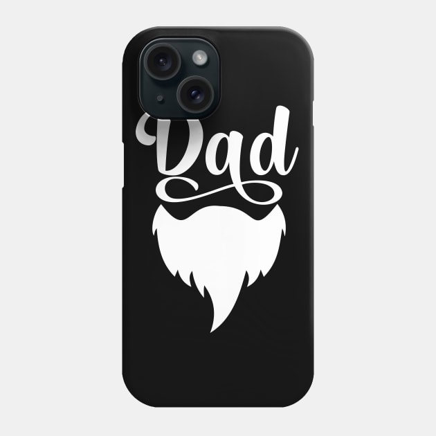 Bearded Dad Gift Fathers Day Dad Beard Lovers Gift Phone Case by mommyshirts