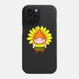 Cute Sunflower Gnome Phone Case