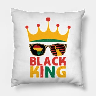 Young King Crown African American Kids Boys 1865 Juneteenth Pillow