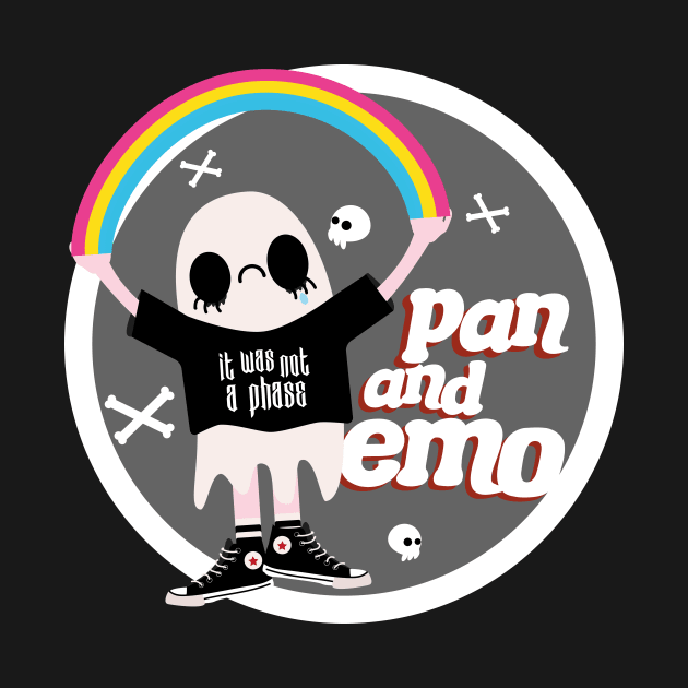 Pan and Emo Badge by rachelaranha