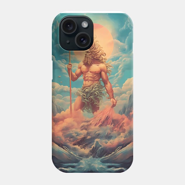 Poseidon Phone Case by UnrealArtDude