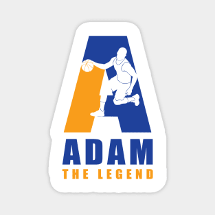 Adam Custom Player Basketball Your Name The Legend T-Shirt Magnet