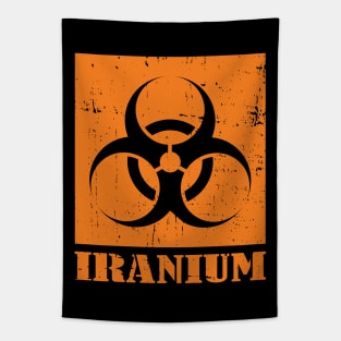 Iranium - Iran Uranium radioactive nuclear waste in Orange Tapestry