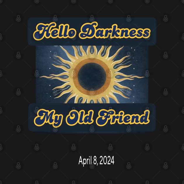 Hello Darkness My Old Friend Solar Eclipse Of April 8 2024 by r.abdulazis